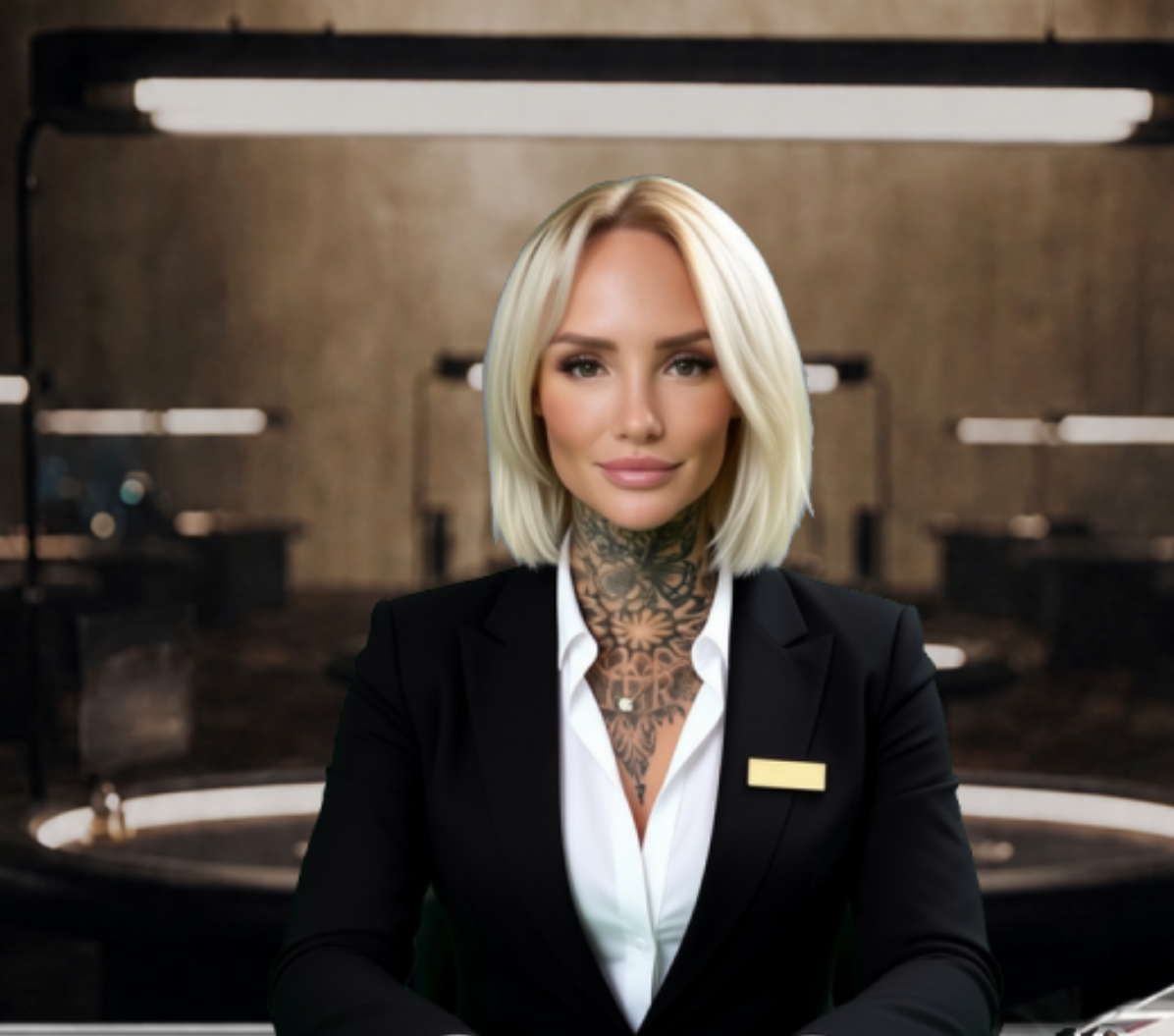 Paow as an AI blackjack dealer
